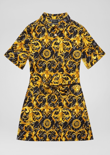 Rochie Tricou Versace Barocco Signature Print Fete | ATVROUS-35